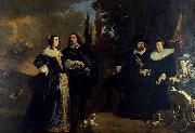 Bartholomeus van der Helst Portrait of a Family oil painting